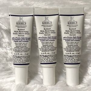 3 Kiehl’s Retinol Skin-Renewing Daily Micro-Dose Serums